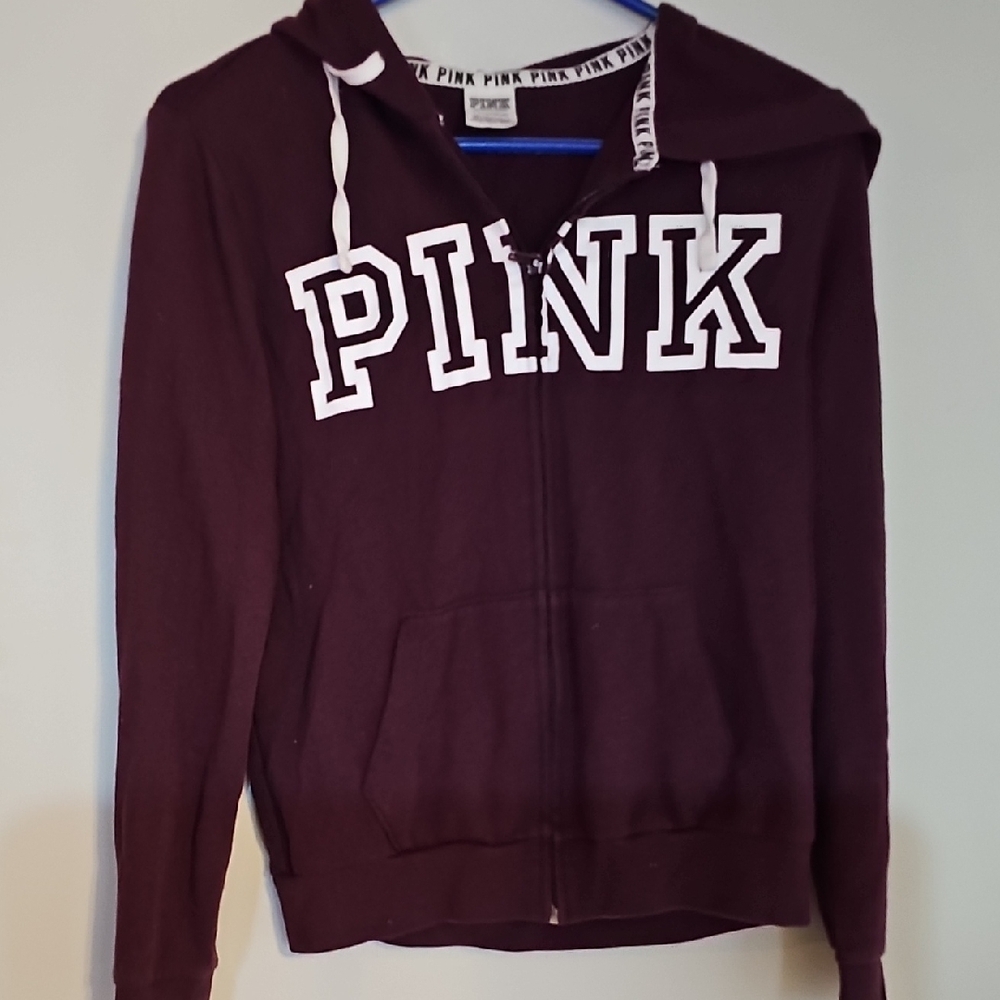 Victoria's Secret PINK Maroon Hoodie